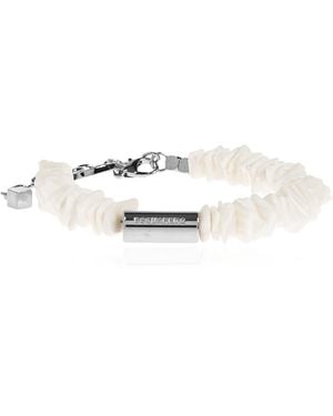 DSquared² Bracelet With Engraved Logo - White