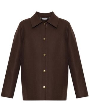 Burberry Wool Jacket 'Lancashire' - Brown