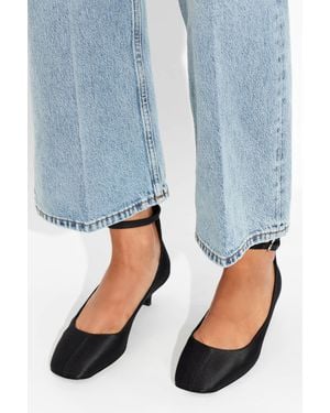 TOTEME Satin High-Heeled Shoes - Blue