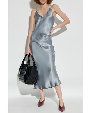 Anine Bing Silk Top - Blue