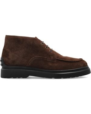 Tod's Suede Ankle Boots - Brown