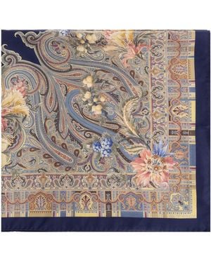 Etro Silk Scarf - Grey
