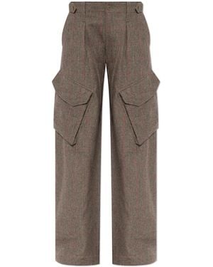 R13 Wool 'Cargo' Pants - Brown