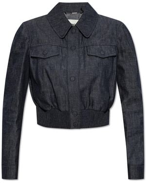 Fendi Short Denim Jacket - Blue