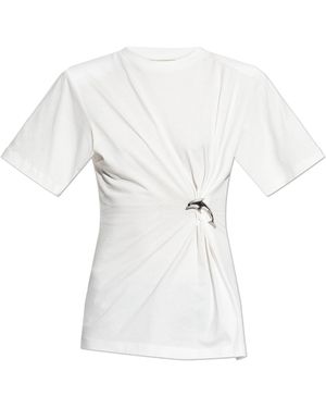 Blumarine T-Shirt With An Applique - White