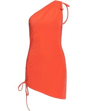 Balmain Beach Dress With Embroidered Logo