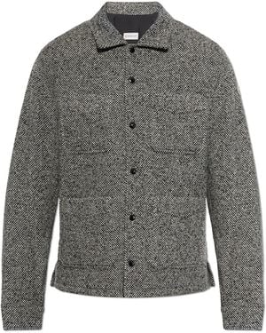 Moncler Jacket With Pockets - Grey