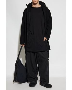Yohji Yamamoto Wool Hoodie - Black