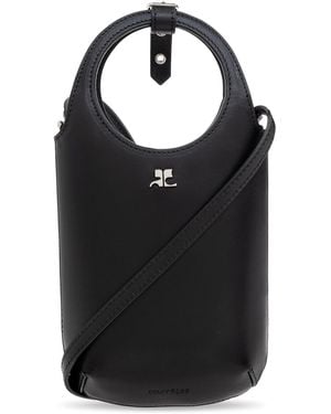 Courreges Bag Slim Holy - Black