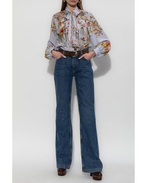 Etro Silk Top - Blue
