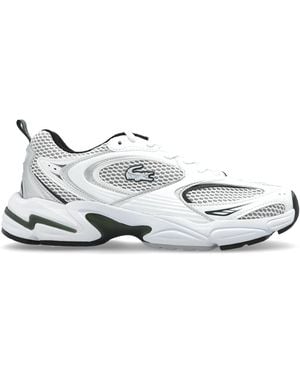 Lacoste Sports Shoes With Logo - White