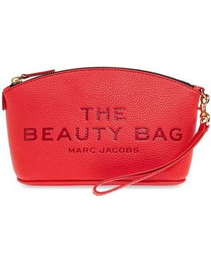 Marc Jacobs Leather Cosmetic Bag - Red