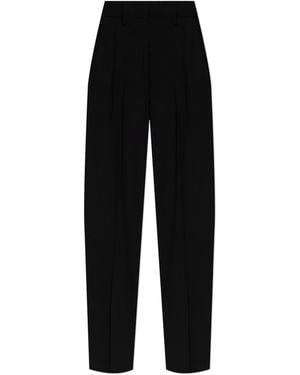 forte_forte Creased Trousers 'Vela' - Black