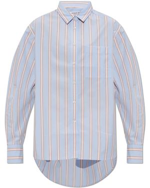 Lacoste Shirt With Striped Pattern - White