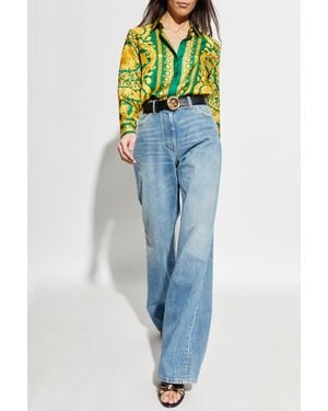 Versace Silk Shirt - Blue