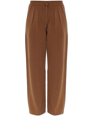 Max Mara 'Funale' Wool Pants - Brown