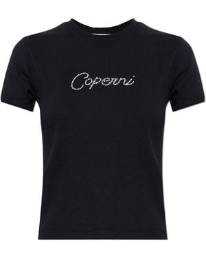 Coperni Top With "Z" Logo - Black