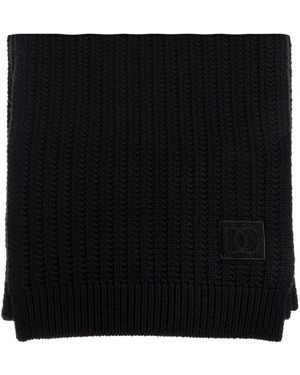 Dolce & Gabbana Wool Scarf - Black