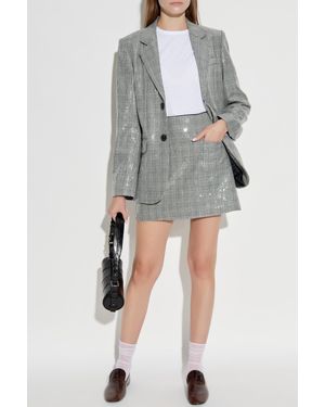 Zadig & Voltaire Sequin Skirt "Jamie" - Gray