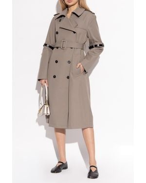 Coperni Trench Coat With Belt - Natural