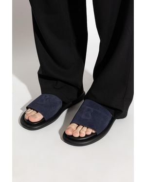 Bogner Suede Slides "Portofino" - Black