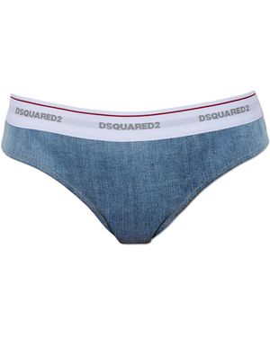 DSquared² Logo Briefs - Blue