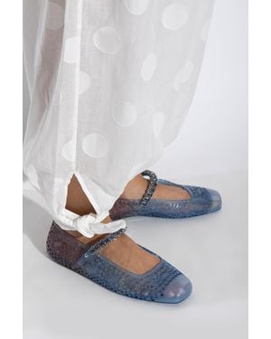 Jimmy Choo Ballet Flats 'The Jelly' - Gray