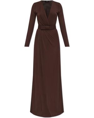 DSquared² Dress With Belt - Brown