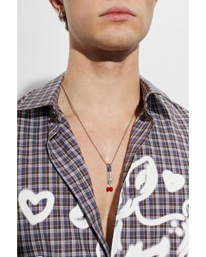 DSquared² Necklace With Pendant - Gray