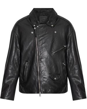 AllSaints Leather Jacket 'Bradford' - Black