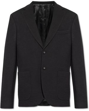 Officine Generale Blazer With Wool Finish - Black