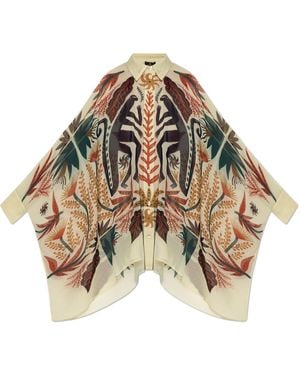 Etro Asymmetrical-Cut Shirt - Metallic