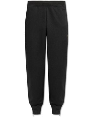 EA7 Trousers With Logo Patch, - Black