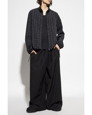MCM Jacket With Logo - Black