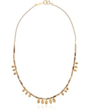 Isabel Marant Short Necklace With Stones - Natural