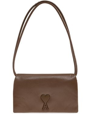 Ami Paris Belt Wallet - Brown