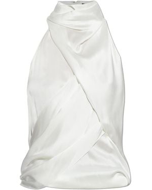 Balmain Silk Top - White