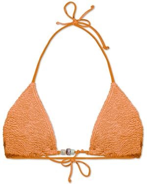 Bondeye Beaded Bikini Top - White