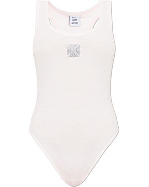 Vetements Body With Logo - White