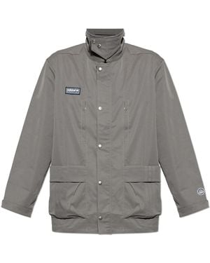 adidas Originals Jacket With Multiple Pockets - Grey