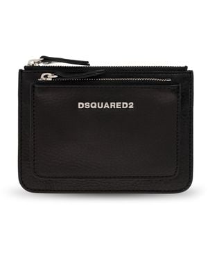 DSquared² Leather Pouch - Black