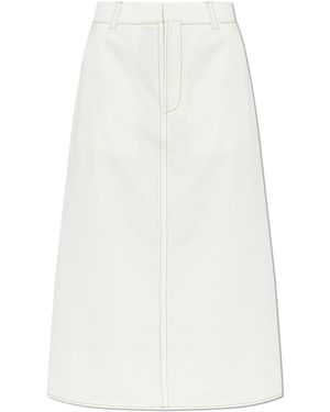 Ami Paris Skirt With Pockets - White