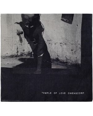 Rick Owens Cotton Scarf - Black