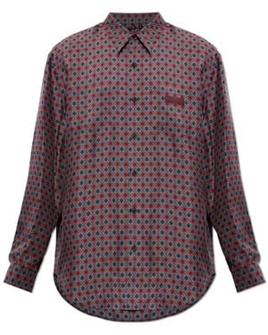 Balmain Silk Shirt - Purple