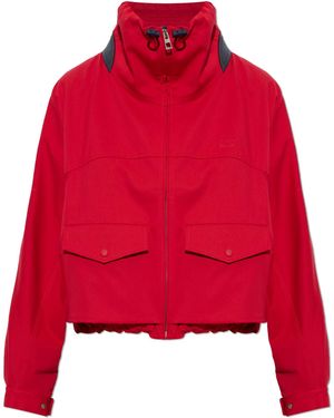 Loewe Jacket With Stand-Up Collar - Red