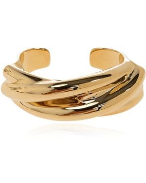 Balenciaga Double Ring - Metallic