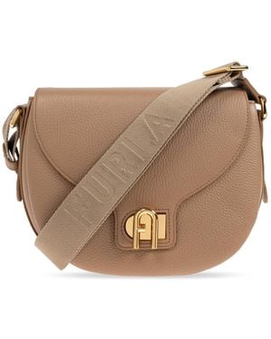 Furla Shoulder Bag 'Lotus Small' - Brown