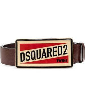 DSquared² Leather Belt - Red