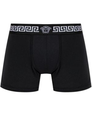 Versace Cotton Boxers - Black
