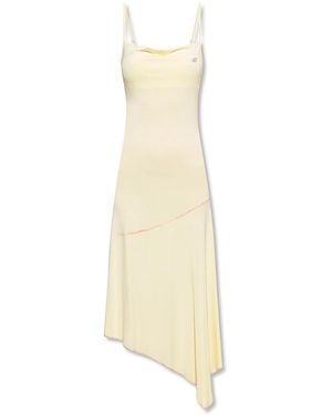 DIESEL 'd-menty' Asymmetric Dress - Yellow